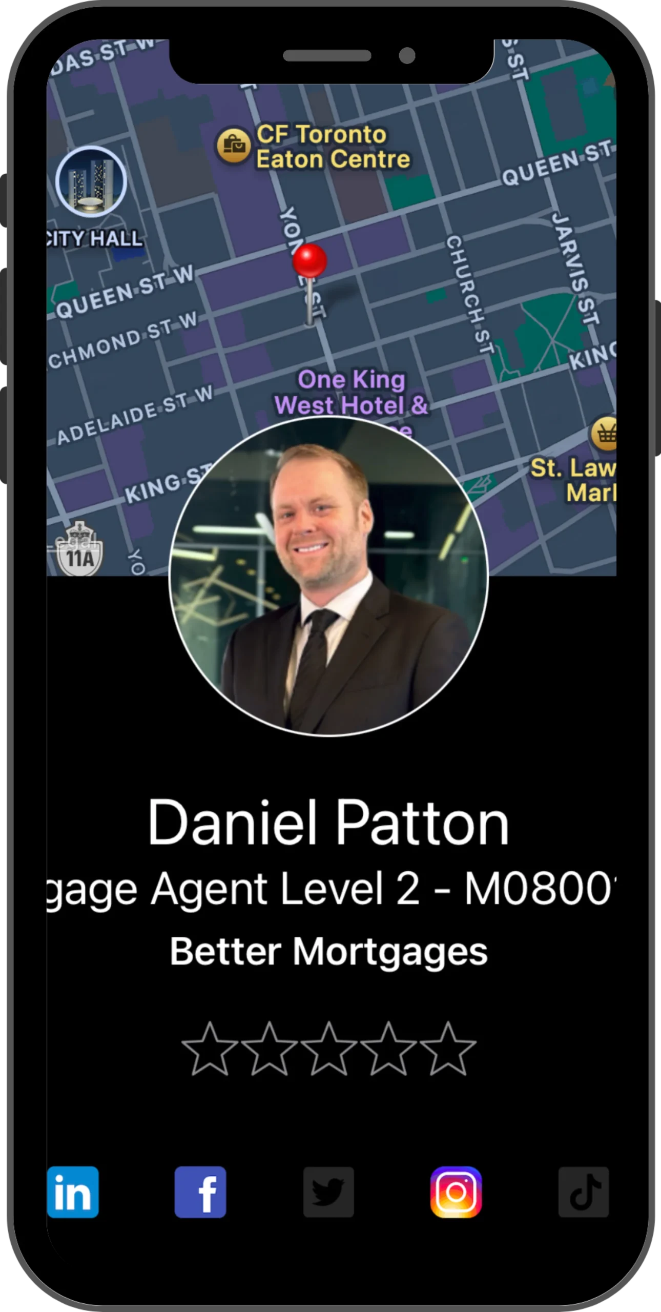 Daniel Patton mobile app preview